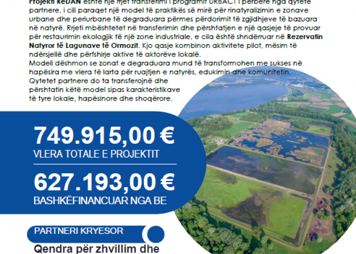 Проект ReDAN – Ревитализација на деградираните подрачја за луѓето и природата