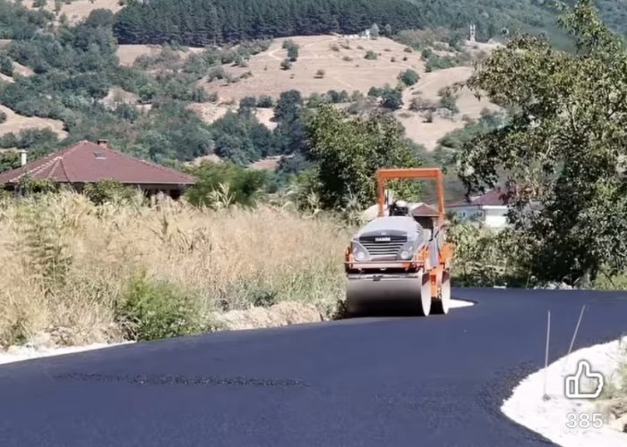 Заврши асфалтирањето на патот кон Прековец во Боговиње